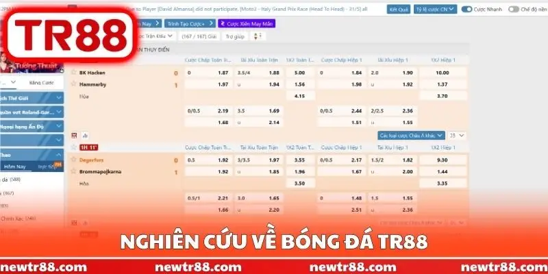 Nghiên cứu về bóng đá TR88