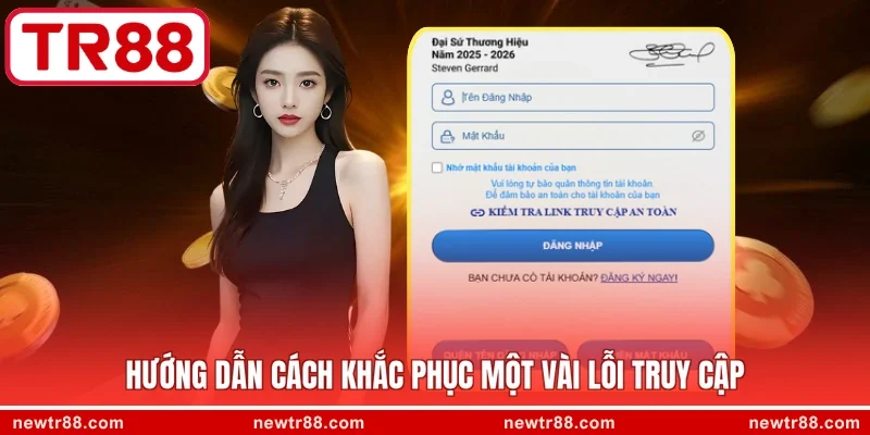 Hướng dẫn cách khắc phục một vài lỗi truy cập
